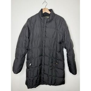 Y2K‎ Eddie Bauer Jacket Womens Large Goose Down Puffer Quilted Parka Coat Recess